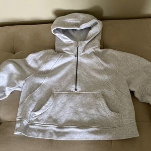 lululemon Scuba oversized half zip hoodie